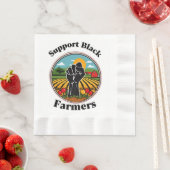 Serviette En Papier Soutien aux agriculteurs noirs (En situation)