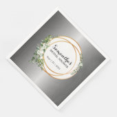 Serviette En Papier Souvenir radiant : Amour inoubliable (Coin)