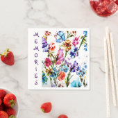 SERVIETTE EN PAPIER SOUVENIRS (En situation)