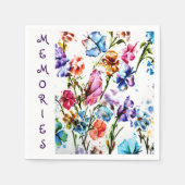 SERVIETTE EN PAPIER SOUVENIRS (Devant)