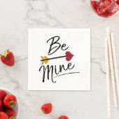 Serviette En Papier Soyez mes adorables Valentines (En situation)