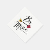 Serviette En Papier Soyez mes adorables Valentines (Coin)