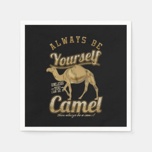 Serviette En Papier Soyez Toujours Bactérien Camels Humps Désert Et