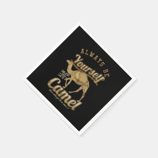 Serviette En Papier Soyez Toujours Bactérien Camels Humps Désert Et (Coin)