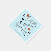 Serviette En Papier Soyons éffrayants de la fête d'Halloween Blue (Coin)