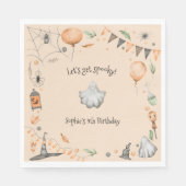 Serviette En Papier Soyons éffrayants ! Parti anniversaire de enfant S (Devant)