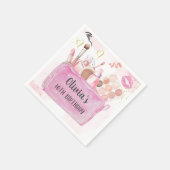 Serviette En Papier Spa fêtrement fille glam maquillage Anniversaire s (Coin)