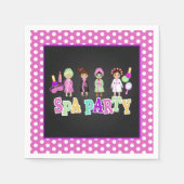 Serviette En Papier Spa Party Napkin - Personnes (Devant)