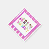 Serviette En Papier Spa Party Napkin - Personnes - WH (Coin)