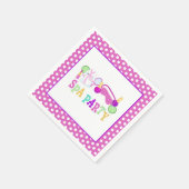 Serviette En Papier Spa Party Napkin - WH (Coin)