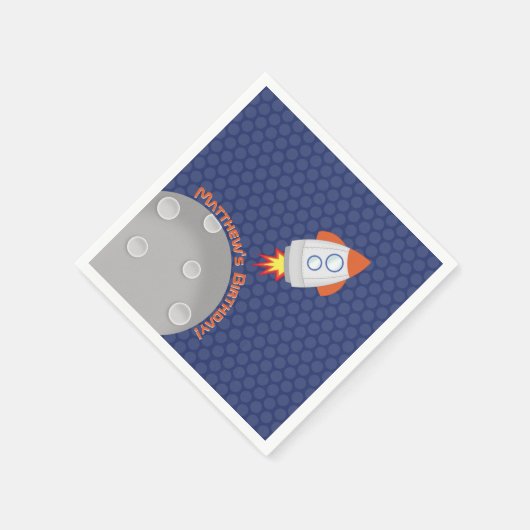 Serviette En Papier Space Adventure (Coin)