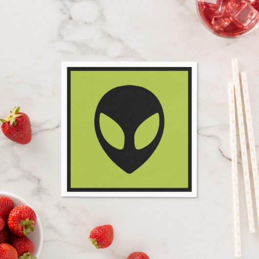 Serviette En Papier Space Alien Sci Fi Extraterrestrial Cocktail (En situation)