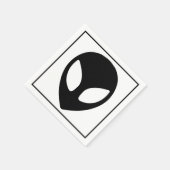 Serviette En Papier Space Alien Sci Fi Extraterrestrial Cocktail (Coin)