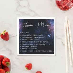 Serviette En Papier Space Céleste mystique Zodiaque Etoile esthétique