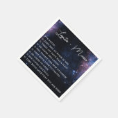Serviette En Papier Space Céleste mystique Zodiaque Etoile esthétique (Coin)