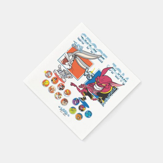 Serviette En Papier SPACE JAM™ TUNE SQUAD™ VS Monstars Roster Graphic (Coin)