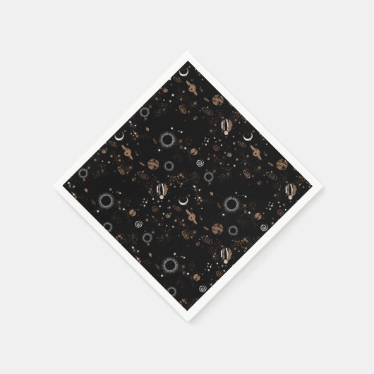 Serviette En Papier Space Pattern  (Coin)