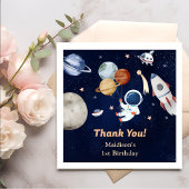 Serviette En Papier Space Rocket Planètes Papier Plaques