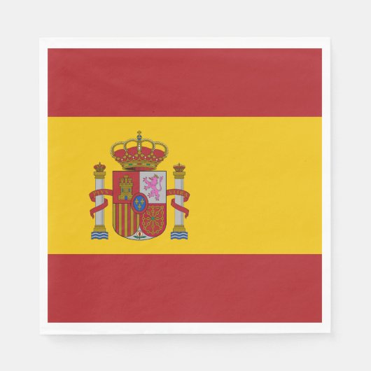 Serviette En Papier Spain Flag (Devant)