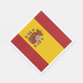 Serviette En Papier Spain Flag (Coin)