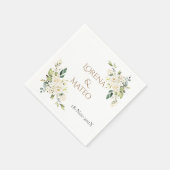 Serviette En Papier Spanish Boho Wedding Napkins (Coin)