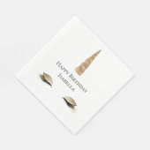 Serviette En Papier Sparkle Gold Glam Unicorn (Coin)