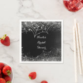 Serviette En Papier Sparkling Spiderwebs Halloween Party (En situation)