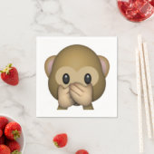 Serviette En Papier Speak No Evil (En situation)