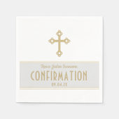 Serviette En Papier Spécial ! Serviettes de partie de confirmation per (Devant)