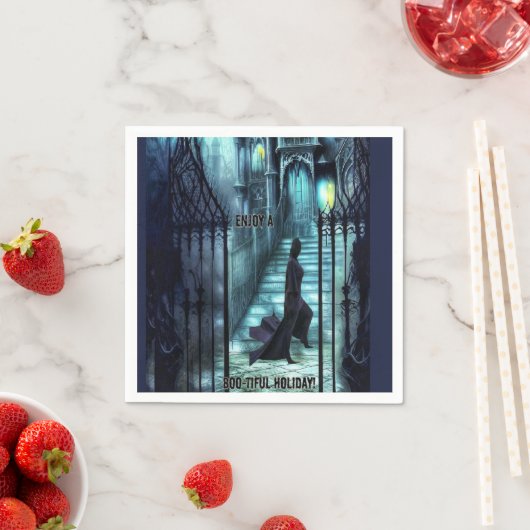 Serviette En Papier Spectre Sur Les Marches (En situation)