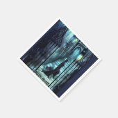 Serviette En Papier Spectre Sur Les Marches (Coin)