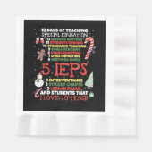 Serviette En Papier SPED School Teacher Funny Enseignant de l'enseigne (Devant)