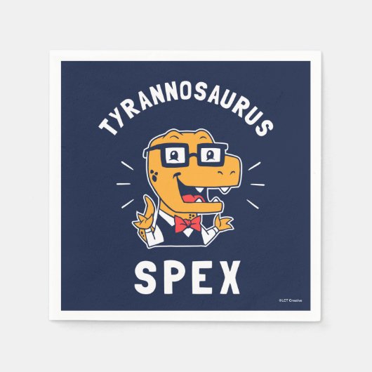 Serviette En Papier Spex Tyrannosaurus (Devant)