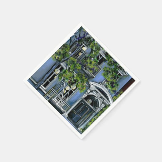 Serviette En Papier Sphère lumineuse de l'intérieur, New York (Coin)