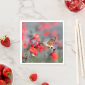 Serviette En Papier Sphinx colibri (En situation)