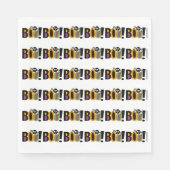 Serviette En Papier Spider BOO Halloween (Devant)