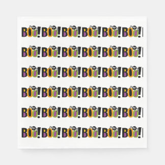 Serviette En Papier Spider BOO Halloween