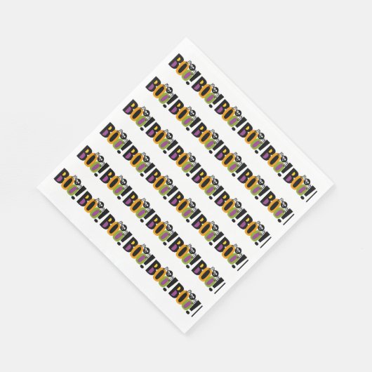 Serviette En Papier Spider BOO Halloween (Coin)