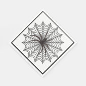 Serviette En Papier Spider Web Et Black Spider Halloween (Coin)