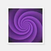 Serviette En Papier Spirales Arrière - plans Abstraites douces IV (Devant)