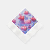 Serviette En Papier Splash de raisins de fraise (Coin)