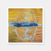 Serviette En Papier Splash le soir d'automne (Devant)