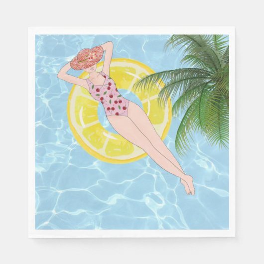 Serviette En Papier Splash & Sip - Fête des adultes (Devant)
