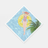 Serviette En Papier Splash & Sip - Fête des adultes (Coin)