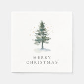 Serviette En Papier Splendor hiver Joyeux Noël Fête (Devant)