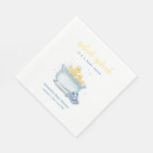 Serviette En Papier Splish Splash Maman Canard Bébé Douche (Coin)