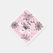 Serviette En Papier Spooky One Cute Ghost Pink Halloween (Coin)