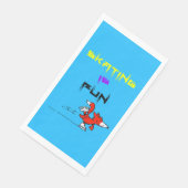 Serviette En Papier Sport Chiot Figure Fox Buddy Patinage (Coin)