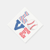 Serviette En Papier Sports d'amour du baseball (Coin)