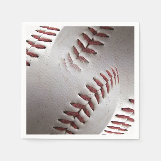 Serviette En Papier Sports De Baseball (Devant)